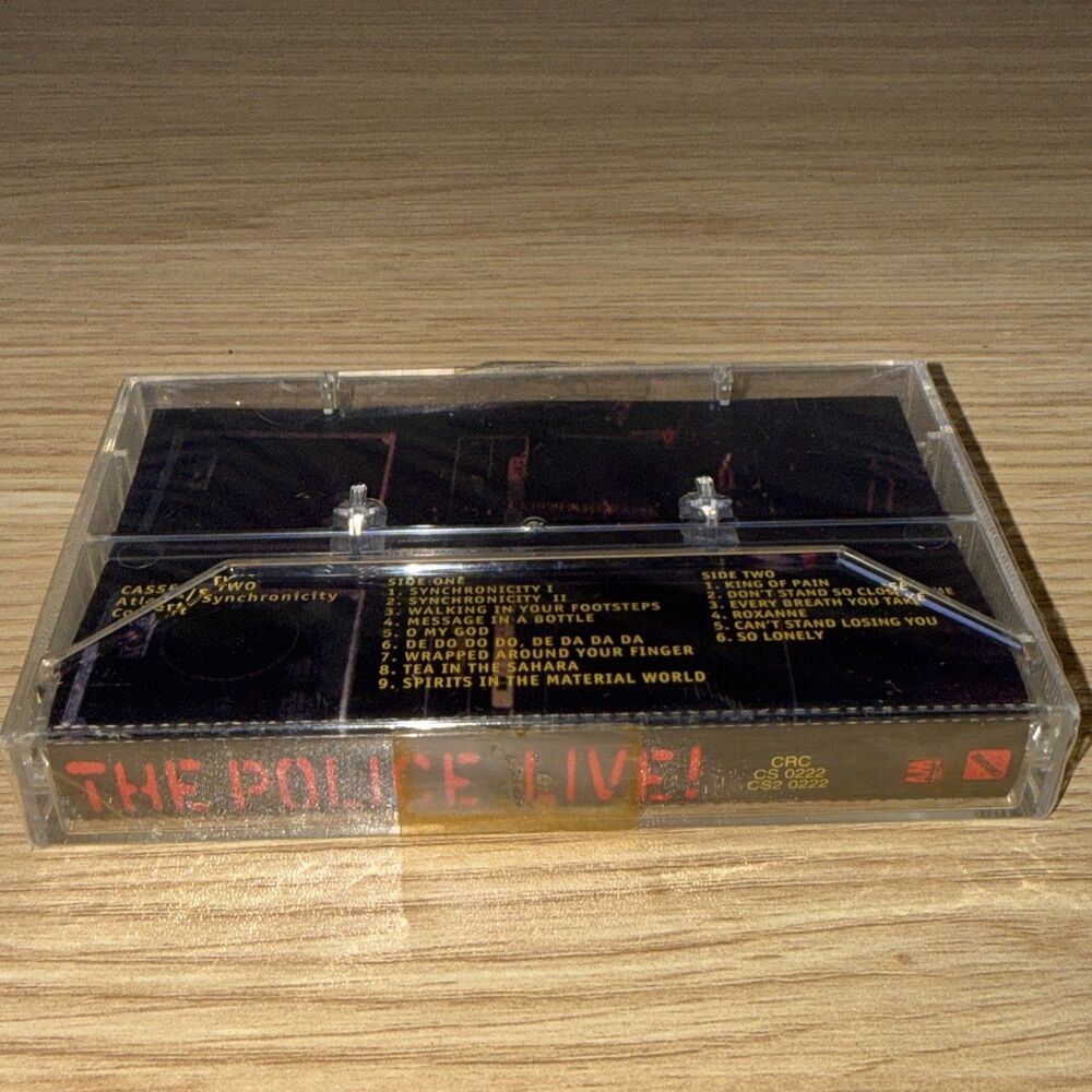 The Police Live Album Tape 2 ONLY Cassette Brand New Factory Sealed CRC Variant